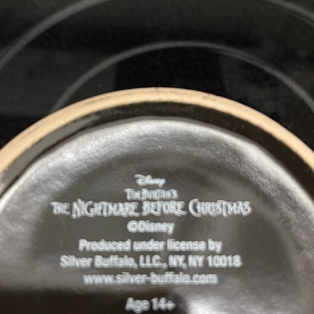 The Nightmare Before Christmas Jack Skellington Black &  White Mug NWT - Picture 3 of 3